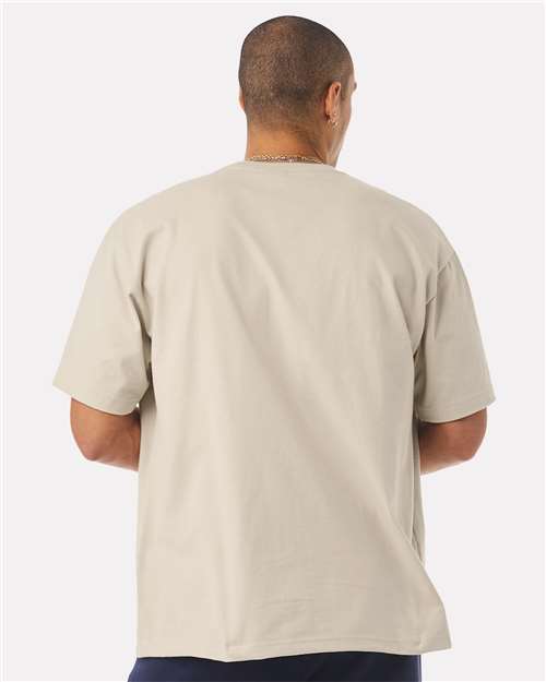 BELLA + CANVAS 4610 Unisex 7.5 oz Heavyweight Tee - Dust - model back