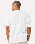 BELLA + CANVAS 4610 Unisex 7.5 oz Heavyweight Tee - White - model back