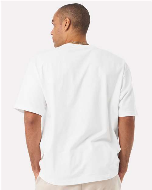 BELLA + CANVAS 4610 Unisex 7.5 oz Heavyweight Tee - White - model back