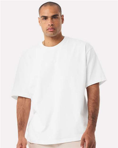 BELLA + CANVAS 4610 Unisex 7.5 oz Heavyweight Tee - White - model front