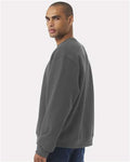 BELLA + CANVAS 4711 Unisex 10 oz. Heavyweight Crewneck Sweatshirt - Asphalt - model back