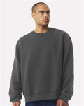 BELLA + CANVAS 4711 Unisex 10 oz. Heavyweight Crewneck Sweatshirt - Asphalt - model front