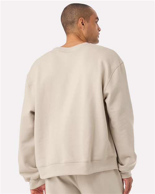 BELLA + CANVAS 4711 Unisex 10 oz. Heavyweight Crewneck Sweatshirt - Dust - model back