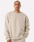 BELLA + CANVAS 4711 Unisex 10 oz. Heavyweight Crewneck Sweatshirt - Dust - model front