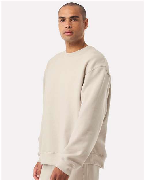 BELLA + CANVAS 4711 Unisex 10 oz. Heavyweight Crewneck Sweatshirt - Dust - model side