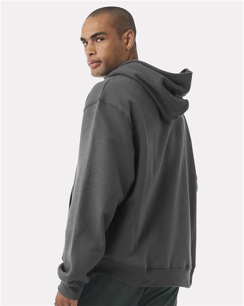 BELLA + CANVAS 4719 Unisex 10 oz. Heavyweight Hoodie Sweatshirt - Asphalt - model back