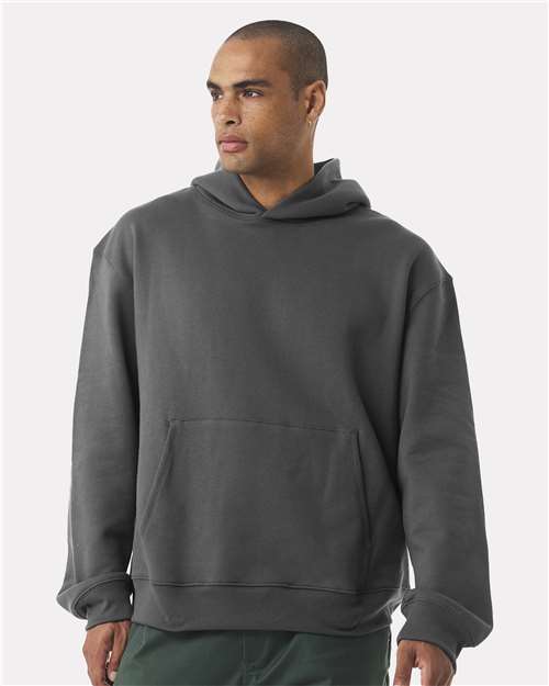 BELLA + CANVAS 4719 Unisex 10 oz. Heavyweight Hoodie Sweatshirt - Asphalt - model front