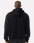 BELLA + CANVAS 4719 Unisex 10 oz. Heavyweight Hoodie Sweatshirt - Black - model back