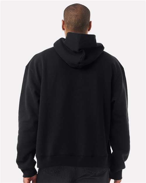 BELLA + CANVAS 4719 Unisex 10 oz. Heavyweight Hoodie Sweatshirt - Black - model back
