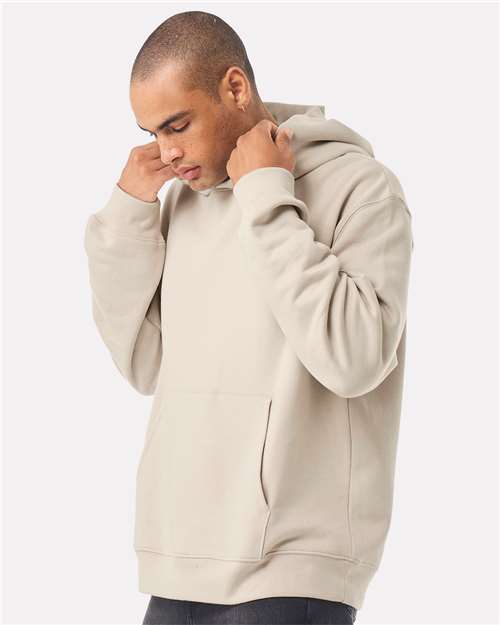 BELLA + CANVAS 4719 Unisex 10 oz. Heavyweight Hoodie Sweatshirt - Dust - model side
