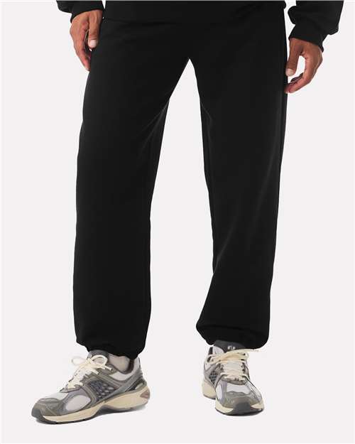 BELLA + CANVAS 4737 Unisex 10 oz. Heavyweight Sweatpants - Black - model front