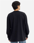 Next Level 7211 Unisex Heavyweight Long Sleeve T-Shirt - Black - model back