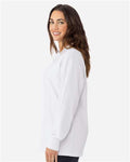 Next Level 7211 Unisex Heavyweight Long Sleeve T-Shirt - White - model side
