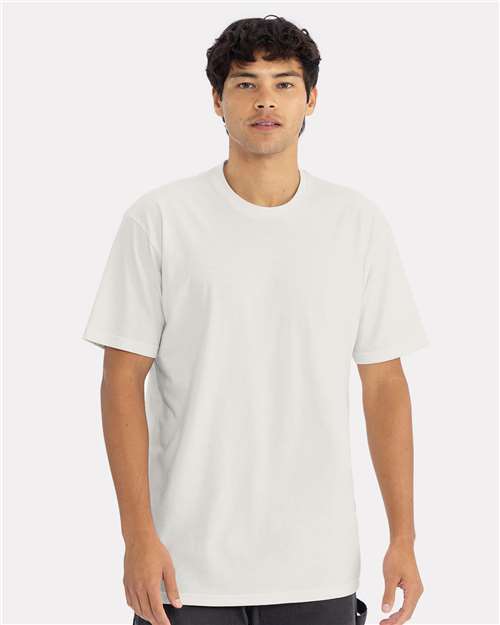 Next Level 3600 Unisex Cotton T-Shirt - Bone - model front