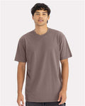 Next Level 3600 Unisex Cotton T-Shirt - Shiitake - model front