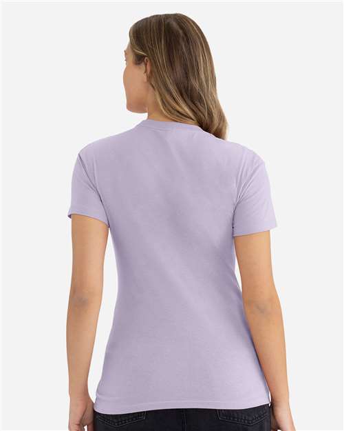 Next Level 3910 Women's Cotton Relaxed T-Shirt - Lavender - model back