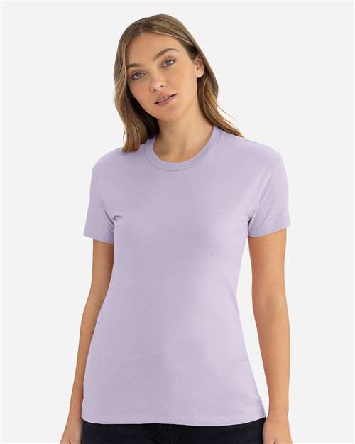 Next Level 3910 Women's Cotton Relaxed T-Shirt - Lavender - model front