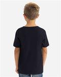 Next Level 6310 Youth Triblend T-Shirt - Black - model back