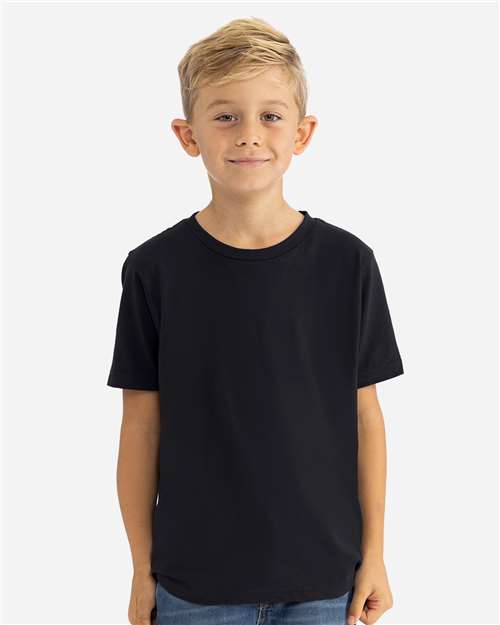 Next Level 6310 Youth Triblend T-Shirt - Black - model front
