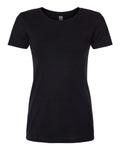 Next Level 6710 Women’s Triblend T-Shirt - Black - flat front