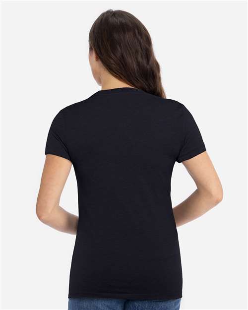 Next Level 6710 Women’s Triblend T-Shirt - Black - model back