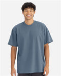 Next Level 7200 Heavyweight T-Shirt - Blue Jean - model front