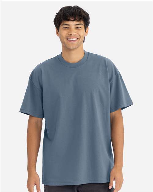 Next Level 7200 Heavyweight T-Shirt - Blue Jean - model front
