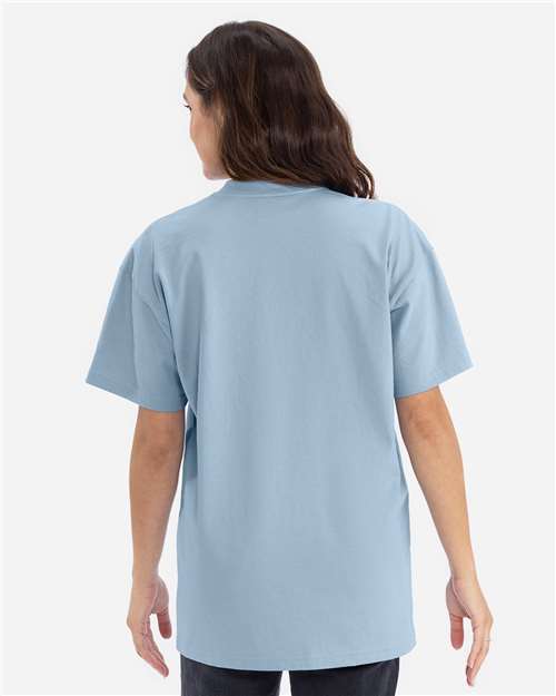 Next Level 7200 Heavyweight T-Shirt - Stonewash Denim - model back