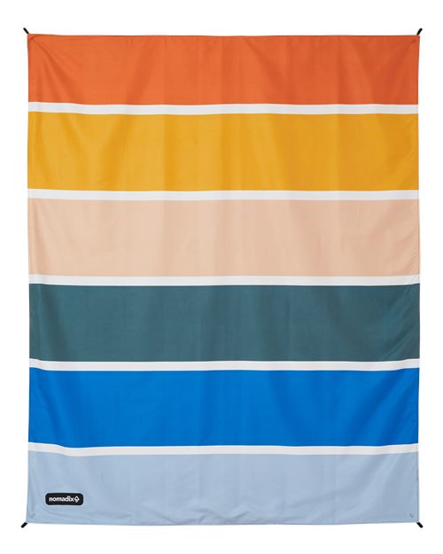 Nomadix CFT Festival Blanket - Stripes Retro - front