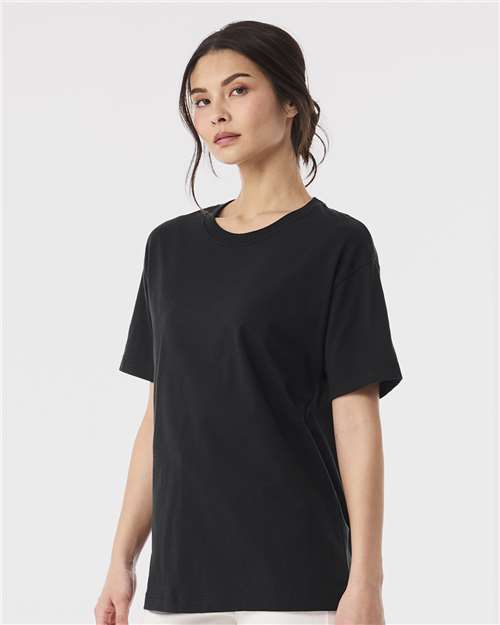 Bella + Canvas 3010 6 oz. Heavyweight Tee - Vintage Black - model side