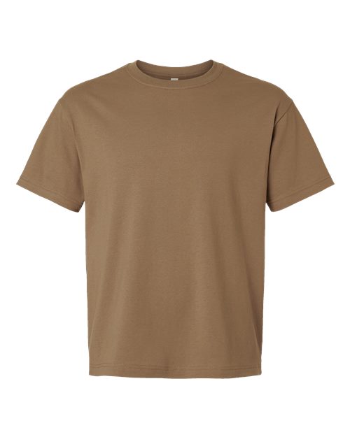 Bella + Canvas 3010 6 oz. Heavyweight Tee - Vintage Brown - flat front