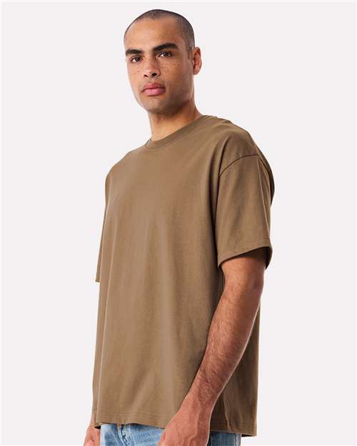 Bella + Canvas 3010 6 oz. Heavyweight Tee - Vintage Brown - model side