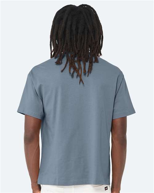 Bella + Canvas 3010 6 oz. Heavyweight Tee - Vintage Denim - model back
