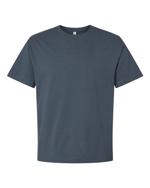 Bella + Canvas 3010 6 oz. Heavyweight Tee - Vintage Navy - flat front