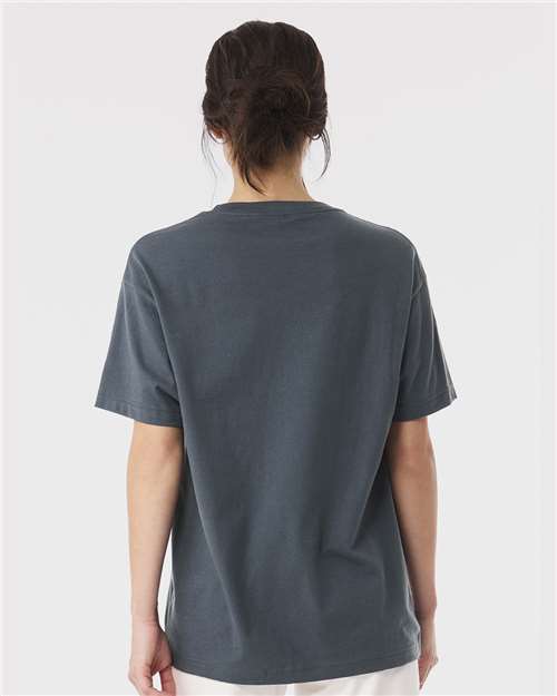 Bella + Canvas 3010 6 oz. Heavyweight Tee - Vintage Navy - model back