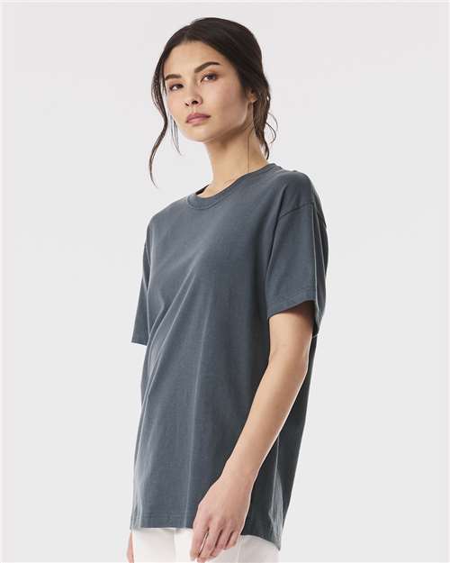 Bella + Canvas 3010 6 oz. Heavyweight Tee - Vintage Navy - model side