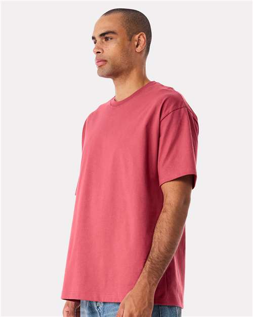 Bella + Canvas 3010 6 oz. Heavyweight Tee - Vintage Red - model side