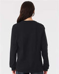 BELLA + CANVAS 3511 6 oz. Heavyweight Long Sleeve Tee - Vintage Black - model back