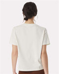 BELLA + CANVAS 6110 Women's 6 oz. Heavyweight Tee - Vintage White - model back