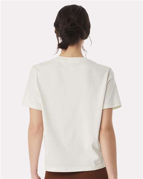 BELLA + CANVAS 6110 Women's 6 oz. Heavyweight Tee - Vintage White - model back