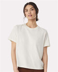 BELLA + CANVAS 6110 Women's 6 oz. Heavyweight Tee - Vintage White - model front