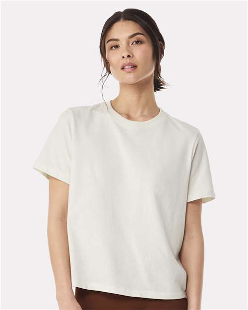 BELLA + CANVAS 6110 Women's 6 oz. Heavyweight Tee - Vintage White - model front