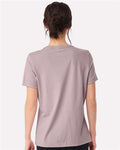 BELLA + CANVAS 6400 Women’s Relaxed Jersey Tee - Pink Gravel - model back