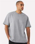 BELLA + CANVAS 4610 Unisex 7.5 oz Heavyweight Tee - Athletic Heather - model front
