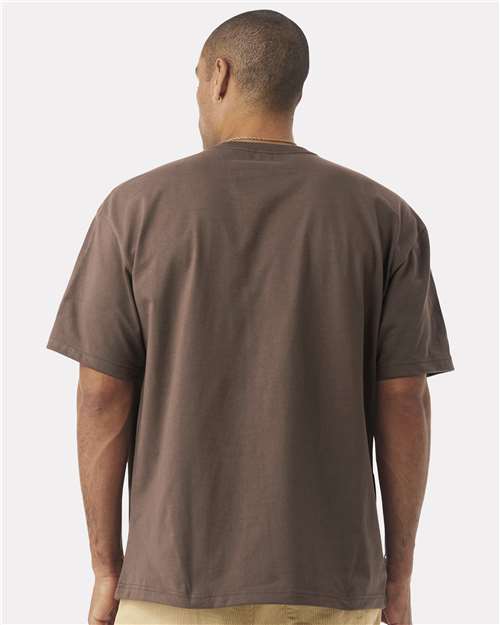 BELLA + CANVAS 4610 Unisex 7.5 oz Heavyweight Tee - Cocoa - model back