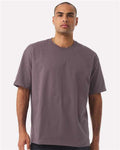 BELLA + CANVAS 4610 Unisex 7.5 oz Heavyweight Tee - Purple Storm - model front