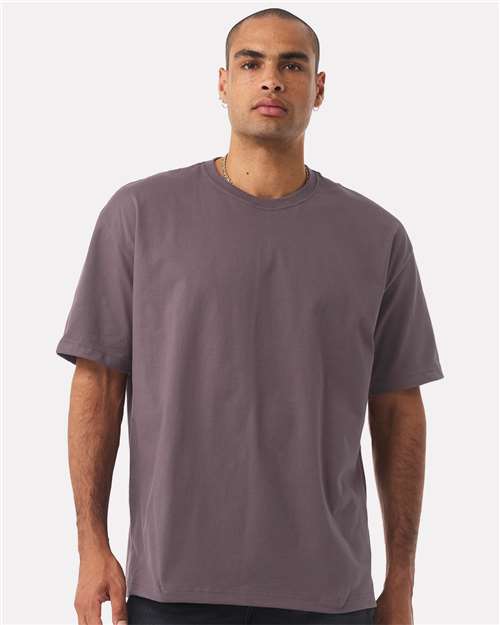 BELLA + CANVAS 4610 Unisex 7.5 oz Heavyweight Tee - Purple Storm - model front