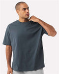 BELLA + CANVAS 4610 Unisex 7.5 oz Heavyweight Tee - Vintage Navy - model front