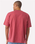BELLA + CANVAS 4610 Unisex 7.5 oz Heavyweight Tee - Vintage Red - model back