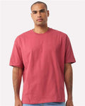 BELLA + CANVAS 4610 Unisex 7.5 oz Heavyweight Tee - Vintage Red - model front